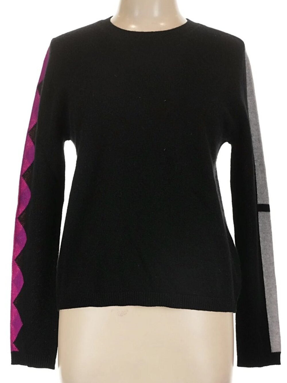 Lisa Todd Two to Tango cashmere sweater L